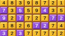 Numbers matching combinations in a row