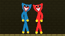 Red and Blue Stickman Huggy