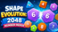 Shape Evolution 2048 Number Merge