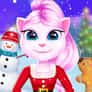 Thumbnail of Cat Girl Christmas Decor Game
