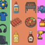 Thumbnail of Mans Garage Connect the items