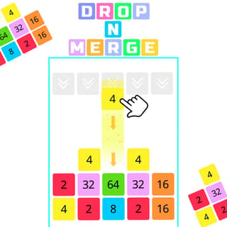Drop n Merge Blocks - Play for free - Online Games