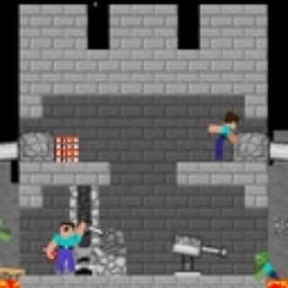 Noobs are Building a Base Against Zombies - Play for free - Online Games