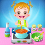 Baby Hazel Kitchen Time