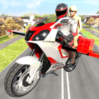 Thumbnail of Flying Motorbike Driving Simulator