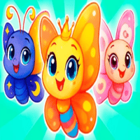 Thumbnail of Merge butterflies Find the queen