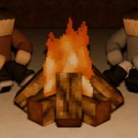 Thumbnail of Night by bonfire