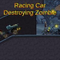 Racing Car Destroying Zombie