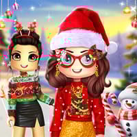 Roblox Christmas Dressup Thumbnail of Roblox Christmas Dressup