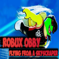 Thumbnail of ROBUX Obby Flying from a Skyscraper
