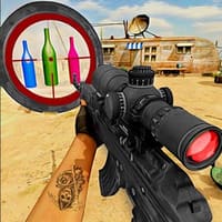 Sniper Bottle Shooting