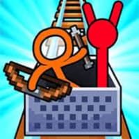 Thumbnail of Stickman carts roller coaster stick
