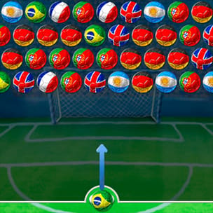 Bubble Shooter Soccer 2 — play online for free