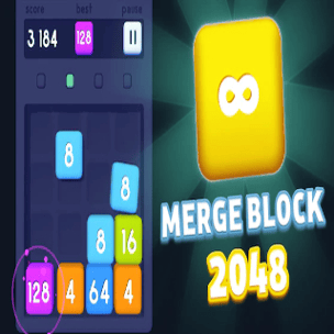 2048: X2 Merge Blocks