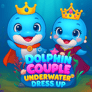 Dolphin Couple Underwater Dress Up Thumbnail of Dolphin Couple Underwater Dress Up