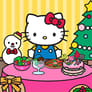 Hello Kitty And Friend Christmas Dinner