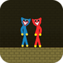 Red and Blue Stickman Huggy