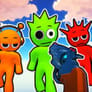 Robby vs Sprunki 3D find and defeat them all