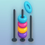 Thumbnail of Sort the bagels on the sticks by color