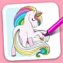 Unicorn Coloring Book